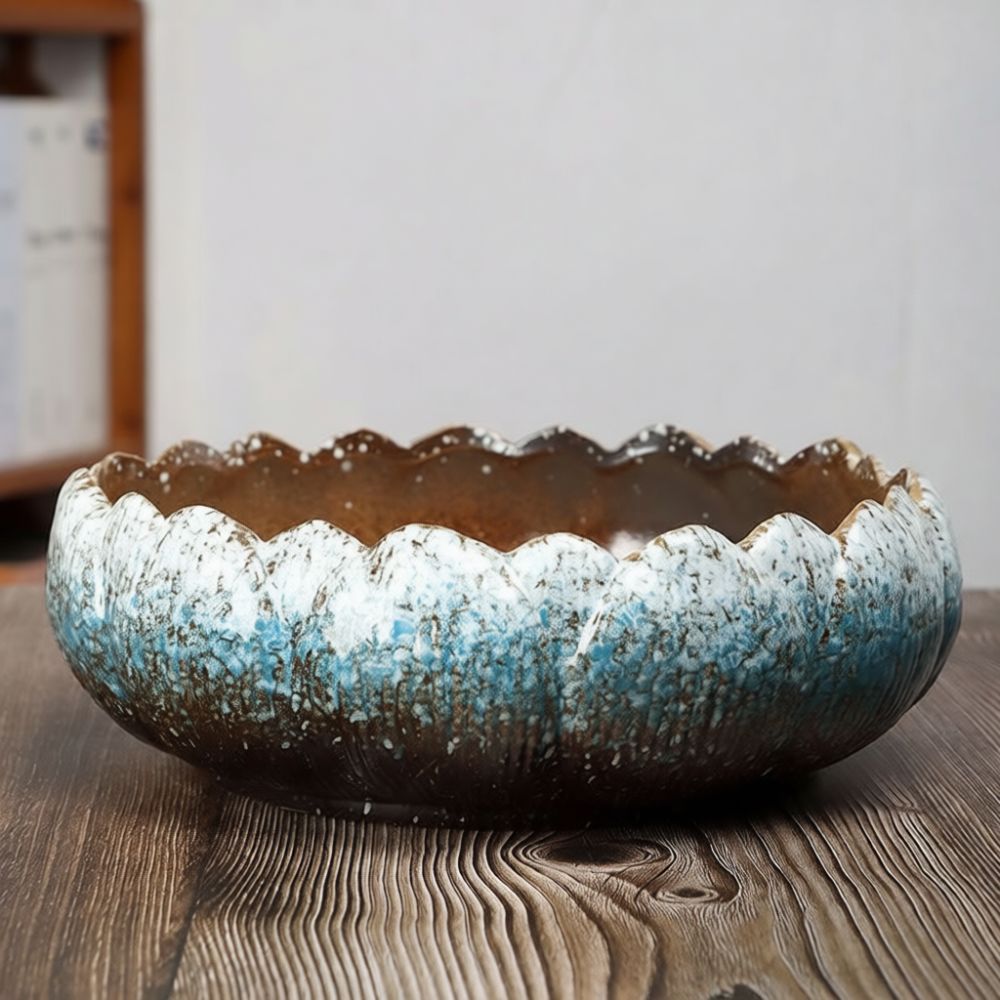 Bonsai Garden Art - Vaso in ceramica a bocca larga