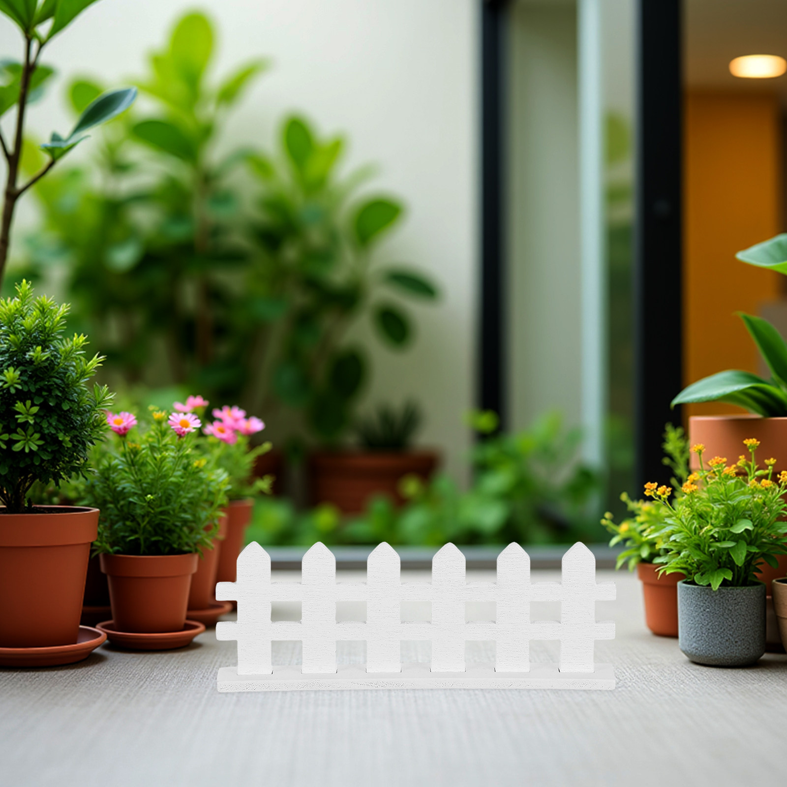 Bonsai Garden Landscape Design - 12 pezzi di recinzione in legno